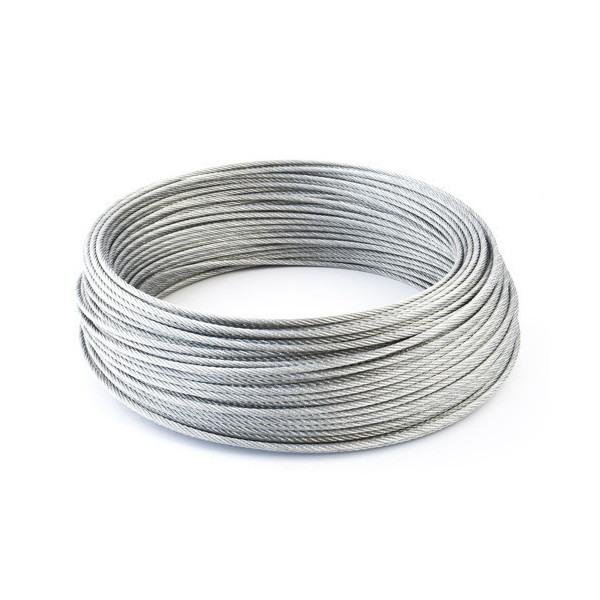 Oceľové lano DIN 3055   8mm poplast.