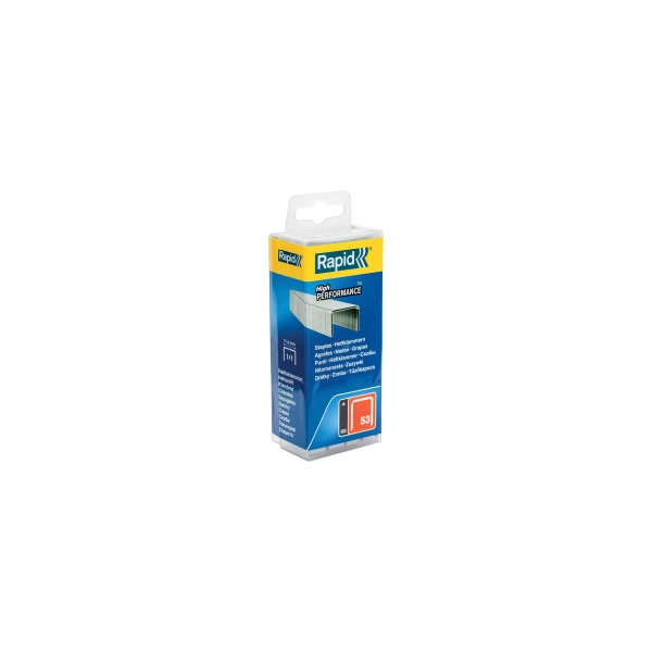 Spony oceľové 53 06mmPlastový box 1 bal.=5000 ks